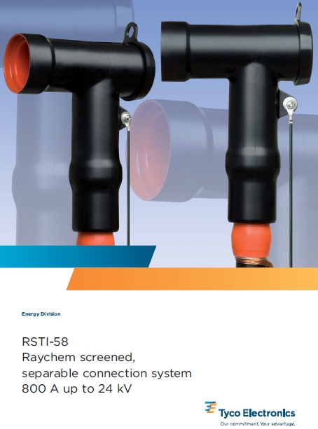 Đầu cáp T-Plug 24kV 800A 3x1Cx95/240mm2 - RSTI-5854 - Raychem/ Tyco/ EU